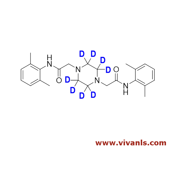 Building Blocks-N1,N4-bis(2,6-Dimethylphenyl)-1,4-piperazinediacetamide-D8-1655703329.png